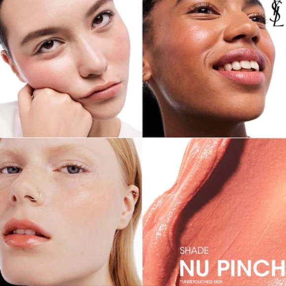 YSL NU LIP & CHEEK BALMY TINT with Hyaluronic Acid in NU PINCH - Picture 4 of 8